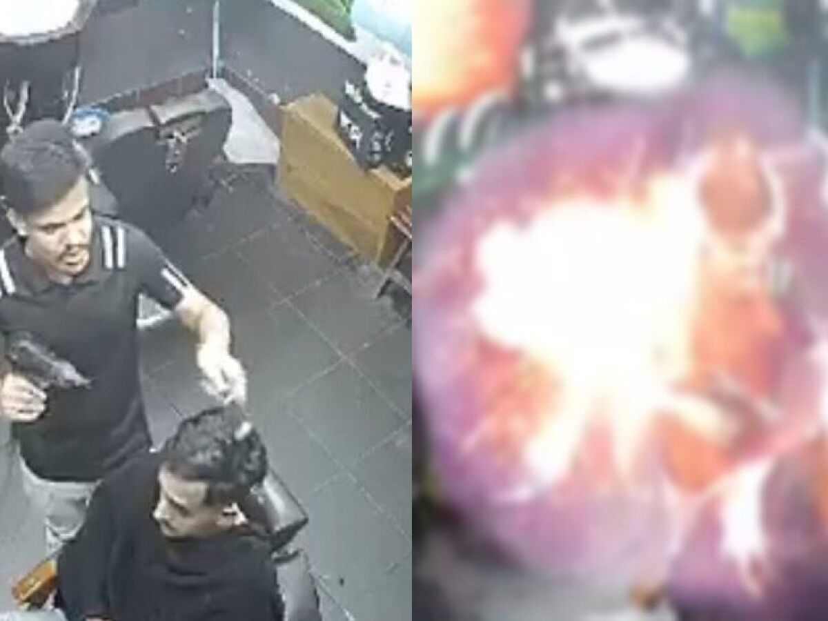 Secador de cabelo explode durante o atendimento em salão