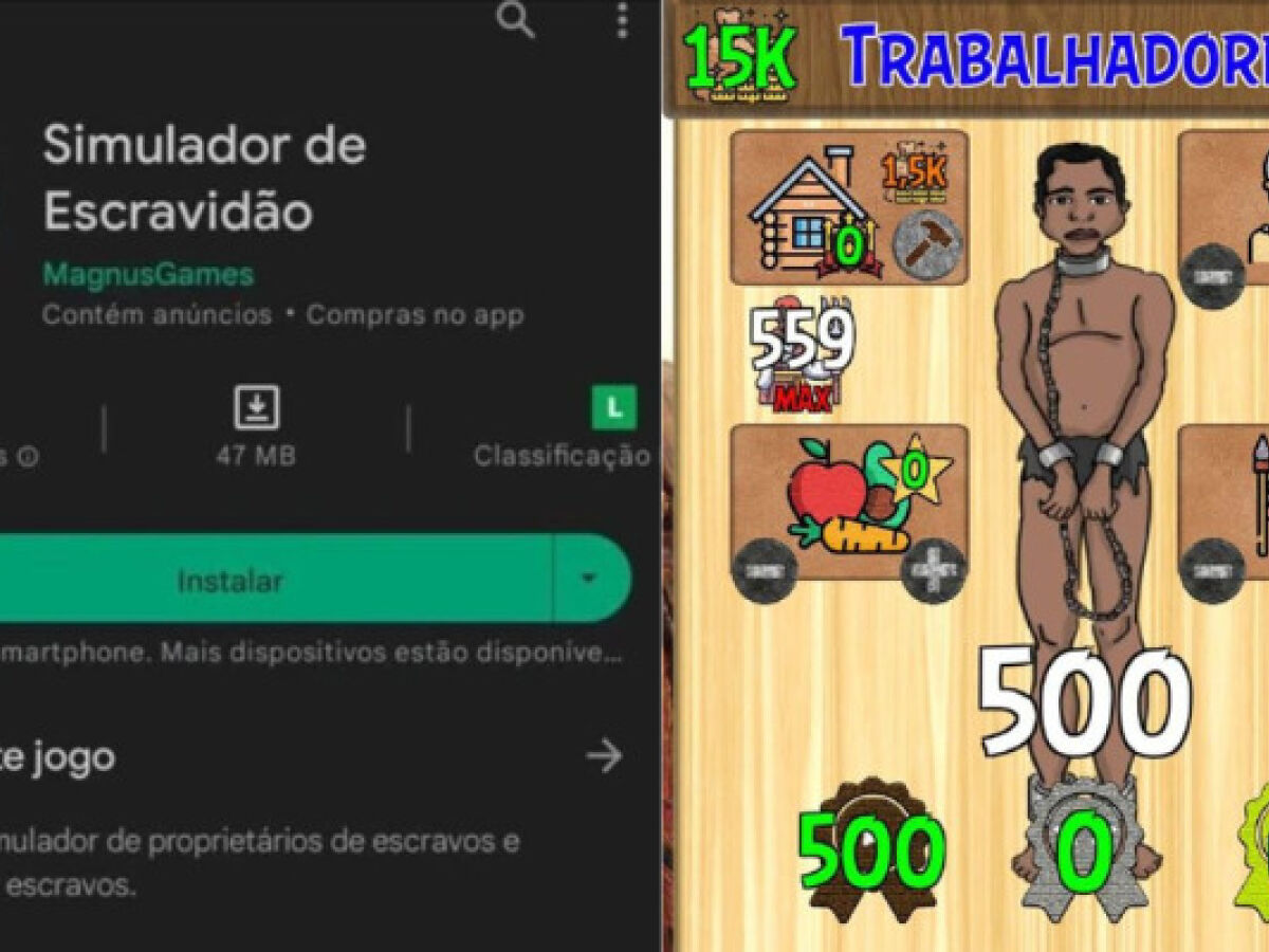 Jogo eletrônico simula escravidão e reforça racismo