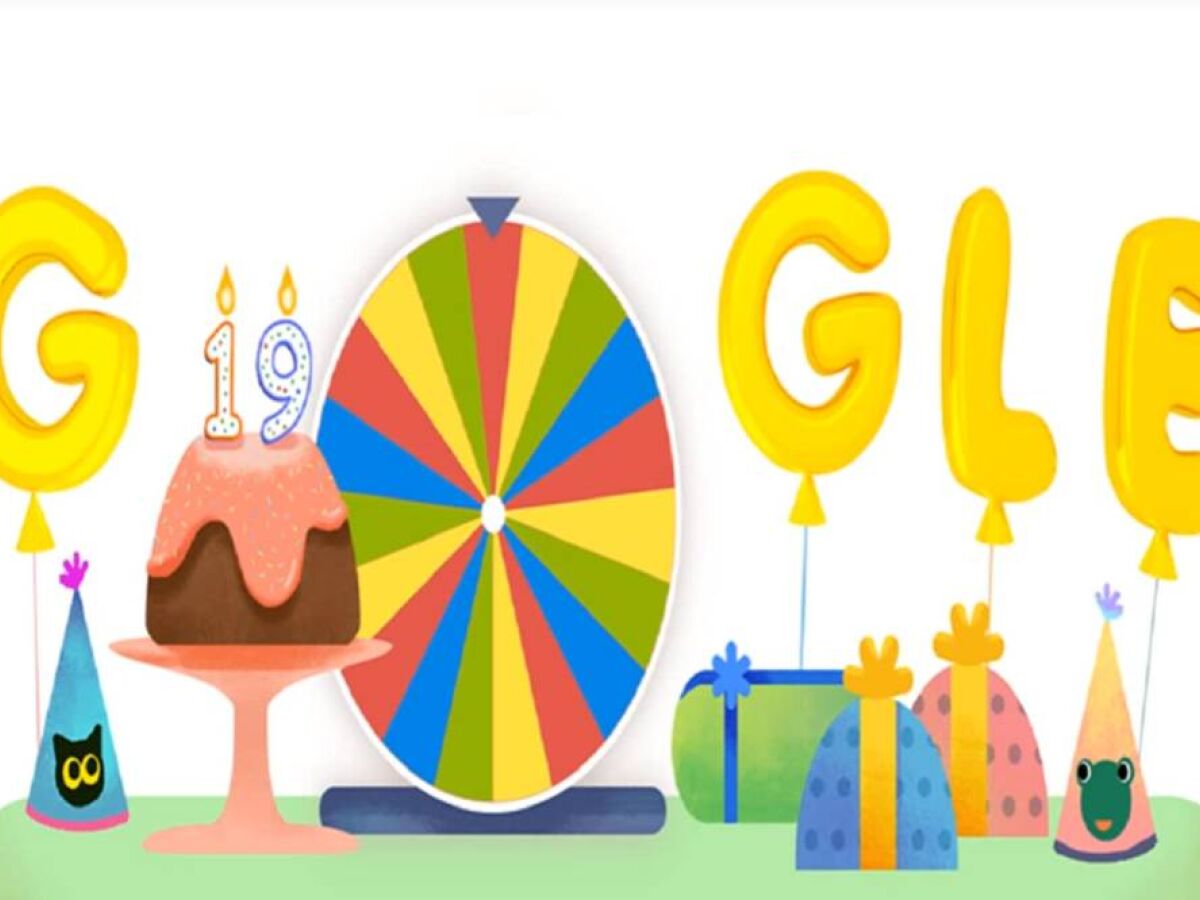 Google faz aniversário e completa 19 anos - MS Notícias