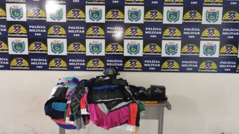 Polícia Militar prende dois homens e recupera produtos de furtos em Cassilândia