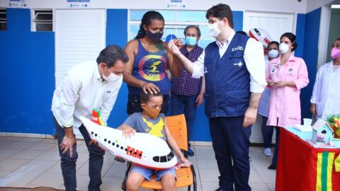 Capital inicia vacinação de crianças contra a Covid-19