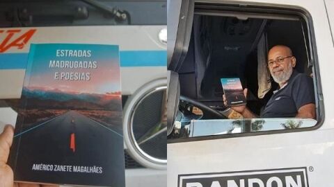 Caminhoneiro campo-grandense lança livro sobre 40 anos de estrada