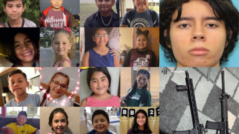 Arma de fogo 'rouba' a vida de 19 alunos e 2 professores em escola no Texas