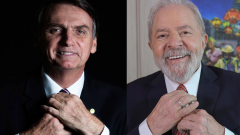 Agora: Lula tem 47% dos votos e Bolsonaro 32%, diz DataFolha