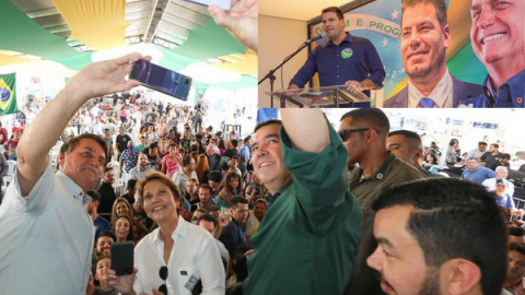 Bolsonaro, enfim, assume apoio a Eduardo Riedel e trai Capitão Contar 