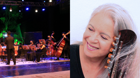 Tetê Espíndola faz show com orquestra aberto ao público em Campo Grande
