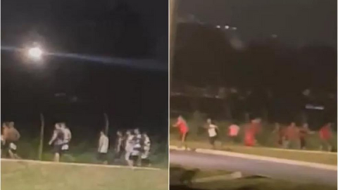 Vídeos: torcidas entram em confronto e dois são baleados em Campo Grande