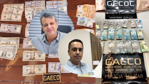 Gaeco apreendeu R$ 244 mil em dólares, euros e reais com secretários, servidores e empresários