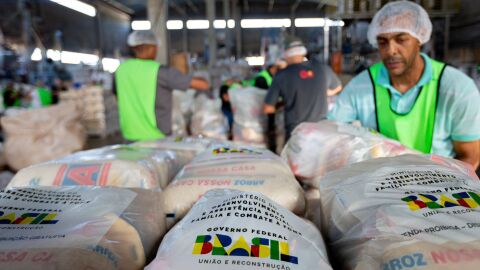 MDS investe R$ 8,4 milhões na compra de 52 mil cestas básicas para o RS