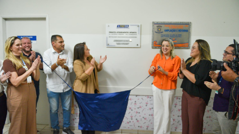Prefeita Adriane (PP) inaugura Pronto Atendimento e entrega revitalização da USF Tiradentes