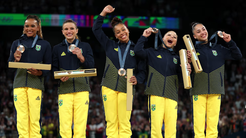 Brasil conquista medalha histórica na ginástica artística feminina