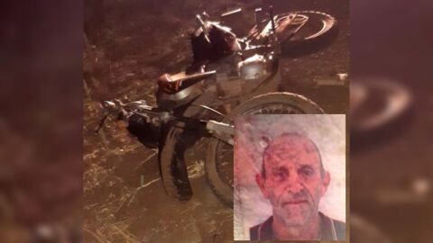 Zé da Latinha morre atropelado ao parar moto para urinar em BR no MS