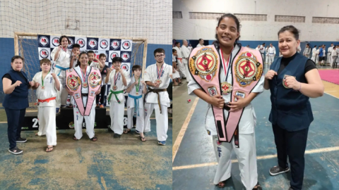 Atleta de Dourados brilha com três medalhas na 3ª Copa NAS de Karatê