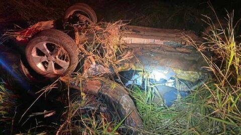 Homem morre em colisão frontal após agredir companheira em MS
