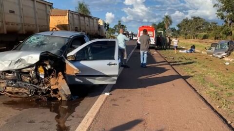 Tenente da PM aposentado morre em colisão frontal na BR-262