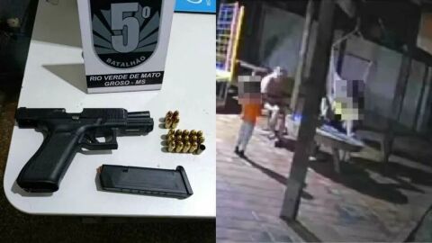 Criança de 2 anos pega arma do pai e mata mãe acidentalmente em MS