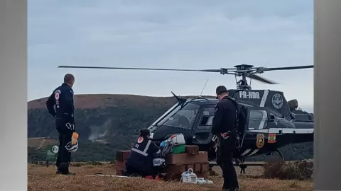 Vídeo: Menina de 11 anos cai em cânion no RS e buscas mobilizam bombeiros com drone e helicóptero