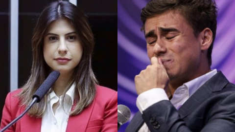 Camila Jara nega que deu um soco em Nikolas Ferreira, 'mas ele chora nas redes'