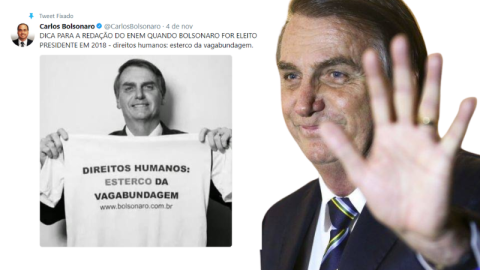 Inimigo dos Direitos Humanos, Bolsonaro pede 'prisão humanitária'