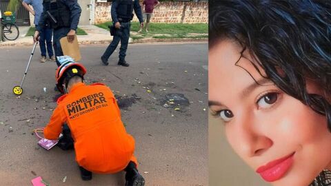 Ônibus escolar atropela e mata Letícia na Avenida Mato Grosso do Sul