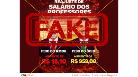 Extrema direita cria fake news do reajuste do piso de professores; entenda!