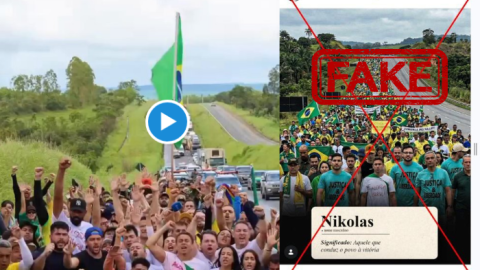 Diante do fracasso da caminhada, Nikolas Ferreira espalha imagem de IA