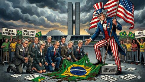 O Brasil tem de tudo: até políticos traidores da pátria