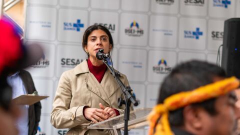 "Recurso do DSEI-MS estava capturado por entidade", diz diz Camila Jara