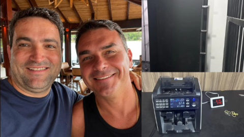 PF acha sala secreta com máquina de contar dinheiro em hangar de amigo de Flávio