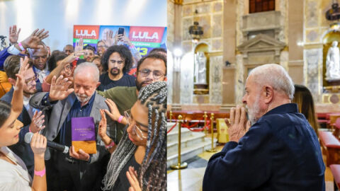 Lula lidera votos entre católicos e cresce entre evangélicos