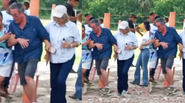 Vídeo: Prefeito é carregado bêbado de Clube do Laço em Porto Murtinho