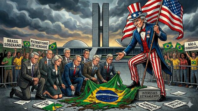 O Brasil tem de tudo: até políticos traidores da pátria 