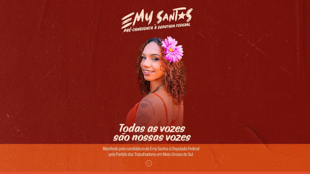 Multiartista e professora, Emy Santos lança site com manifesto rumo a Câmara