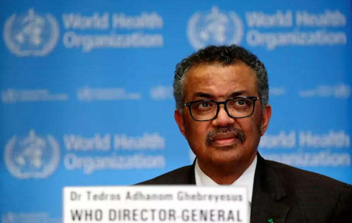 Tedros Adhanom, diretor geral da Organização Mundial da Saúde