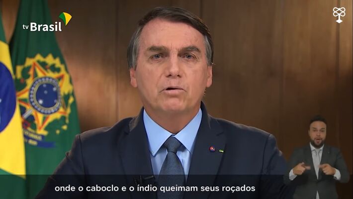 Com discurso mentiroso, Bolsonaro (sem partido) foi o primeiro a falar na 75ª Assembleia Geral da ONU (Organizações das Nações Unidas), na 3ª feira (22.set.2020)