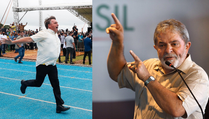Lula e Bolsonaro 