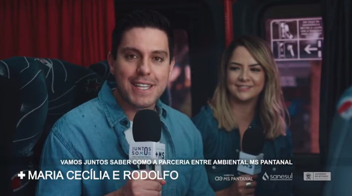 Dupla sertaneja apresenta série de vídeo para explicar os impactos da Unidersalização do Esgotamento Sanitário em MS 