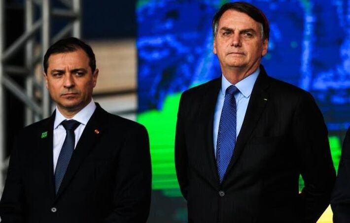 Carlos Moisés da Silva e Jair Bolsonaro