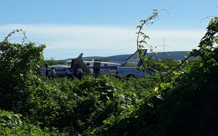 Aeronave bateu em jumento pouco depois de pousar na pista do aeródromo de Ibotirama