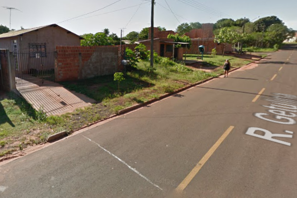 Rua Getulina, no Taquaral Bosque, em Campo Grande, onde o crime ocorreu 