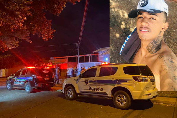 Polícia na casa onde o suspeito estava e foi morto