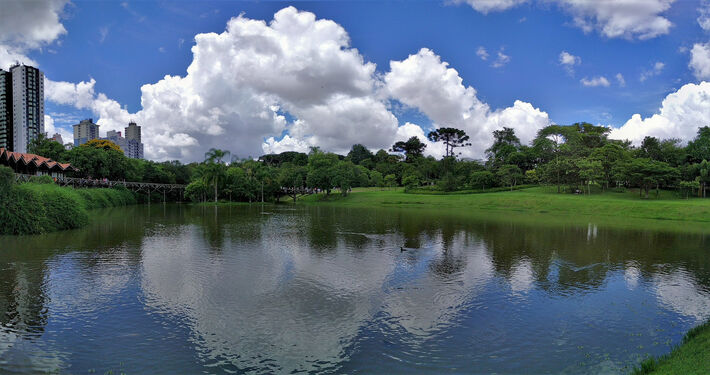Vista do Parque Barigui, em Curitiba. Foto: Rafael Duarte - Pixabay