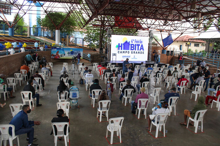 Área da quadra do Horto Florestal ocupada para o sorteio. Foto: Diogo Gonçalves