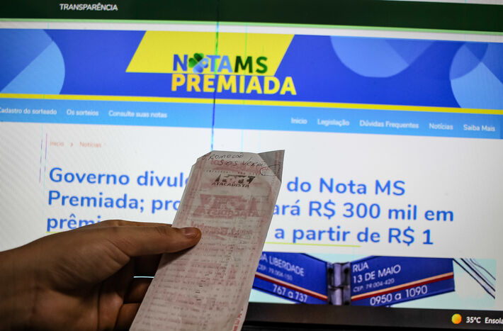 Para saber se foi ganhador acesse: https://www.notamspremiada.ms.gov.br/premiados. Foto: Tero Queiroz