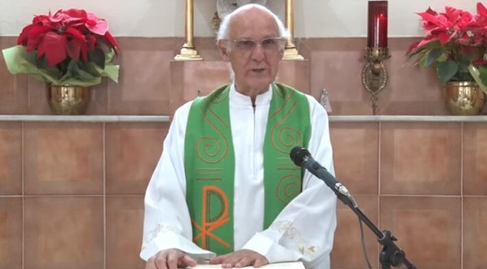 O padre Julio Lancellotti, da pastoral do Povo de Rua de São Paulo.  Foto: Reprodução/Youtube
