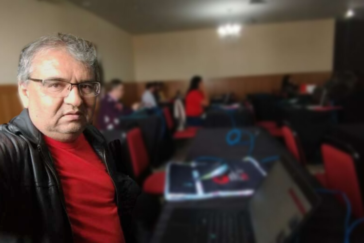 Esse é Florêncio Garcia Escobar, professor em Aquidauana. Foto: Reprodução | Redes sociais