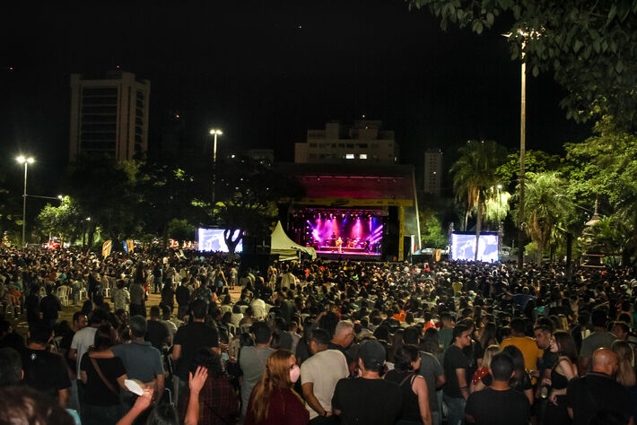 Show do Nando Reis na Praça do Rádio, em Campo Grande-MS. Foto: Tero Queiroz