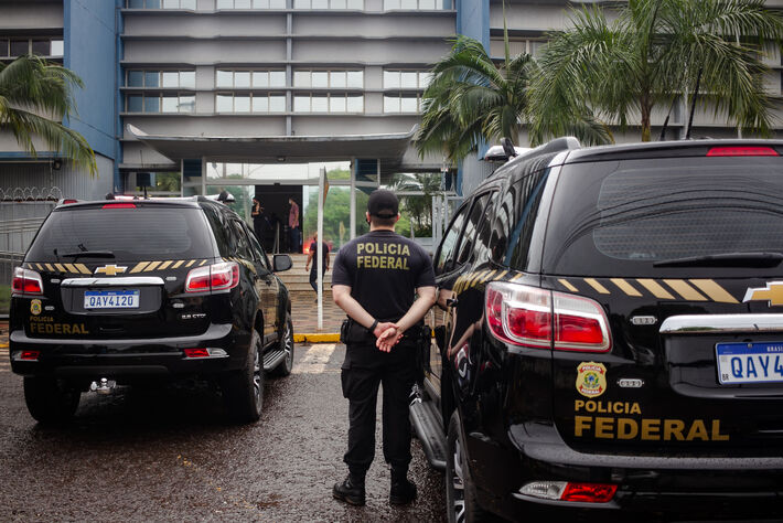 Polícia Federal não deu mais detalhes sobre a Operação deflagrada nesta manhã. Foto: Tero Queiroz | MS Notícias