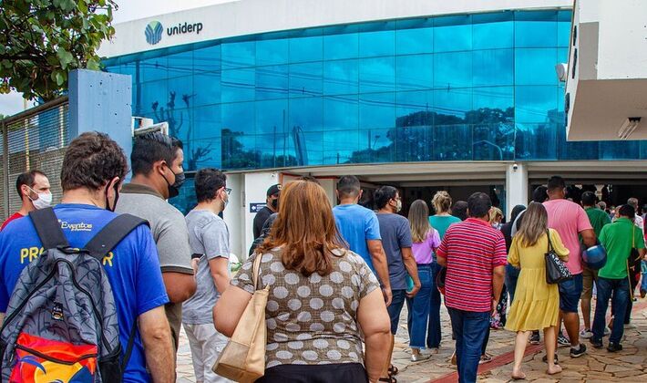 A avaliação teve início às 14 horas de 15 de novembro. As provas foram aplicadas em Campo Grande, e também na cidade de Dourados.Foto: @prof.leandrobenites