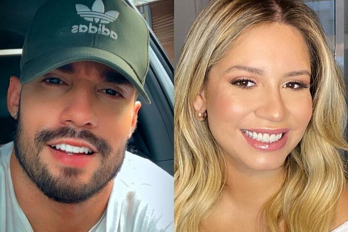 Esse são Bil Araujo, confinado de "A Fazenda" e Marília Mendonça, vítima de acidente aéreo no dia 5 de novembro de 2021. Foto: Reprodução